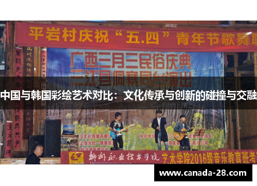 中国与韩国彩绘艺术对比：文化传承与创新的碰撞与交融